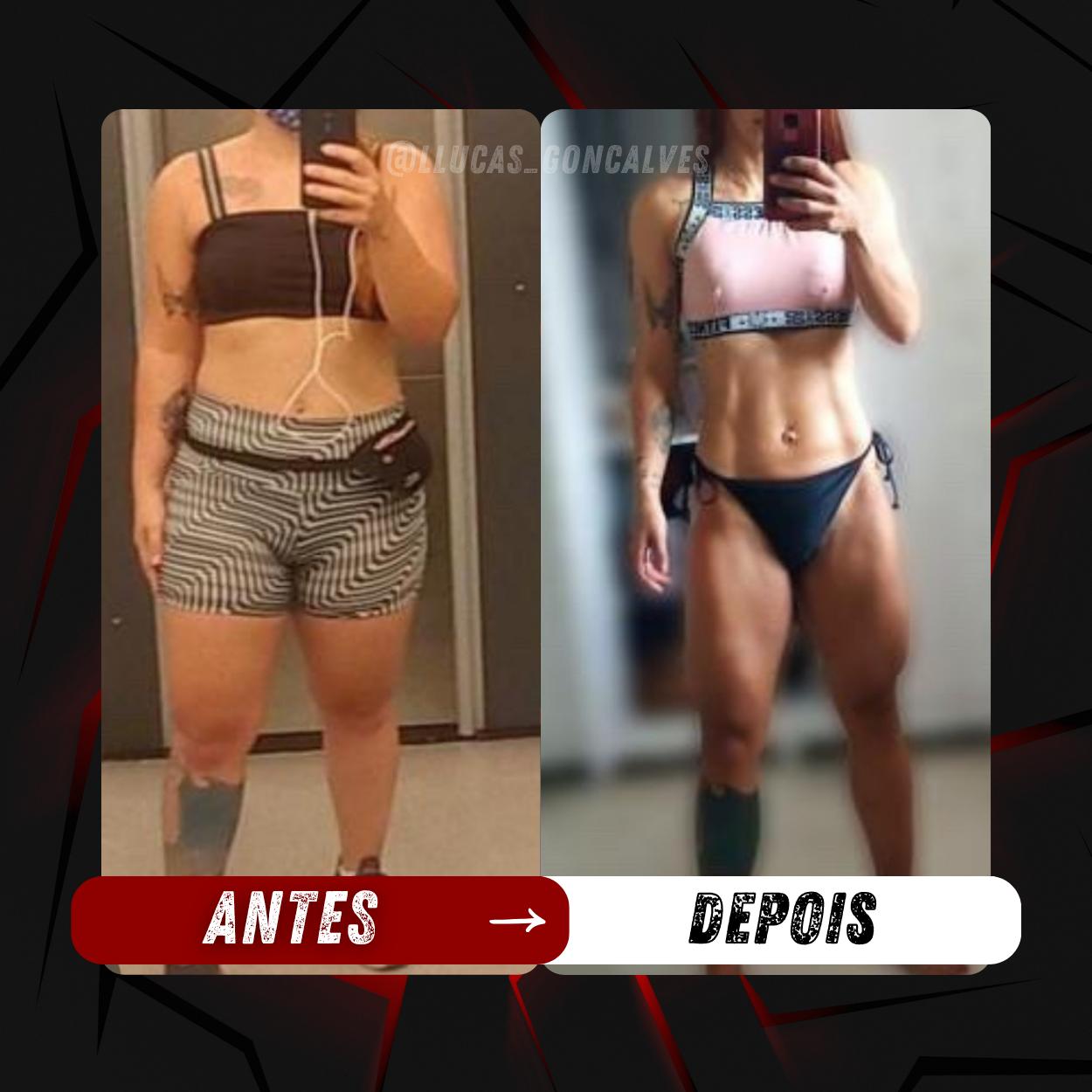 Antes e depois de aluno