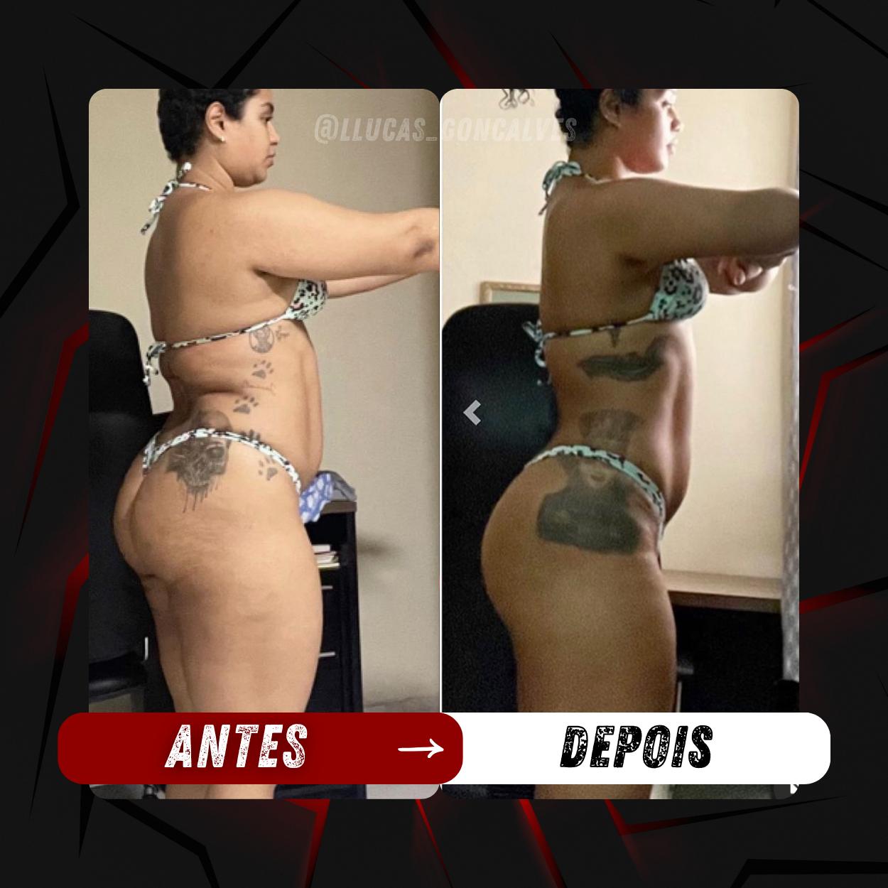 Antes e depois de aluno